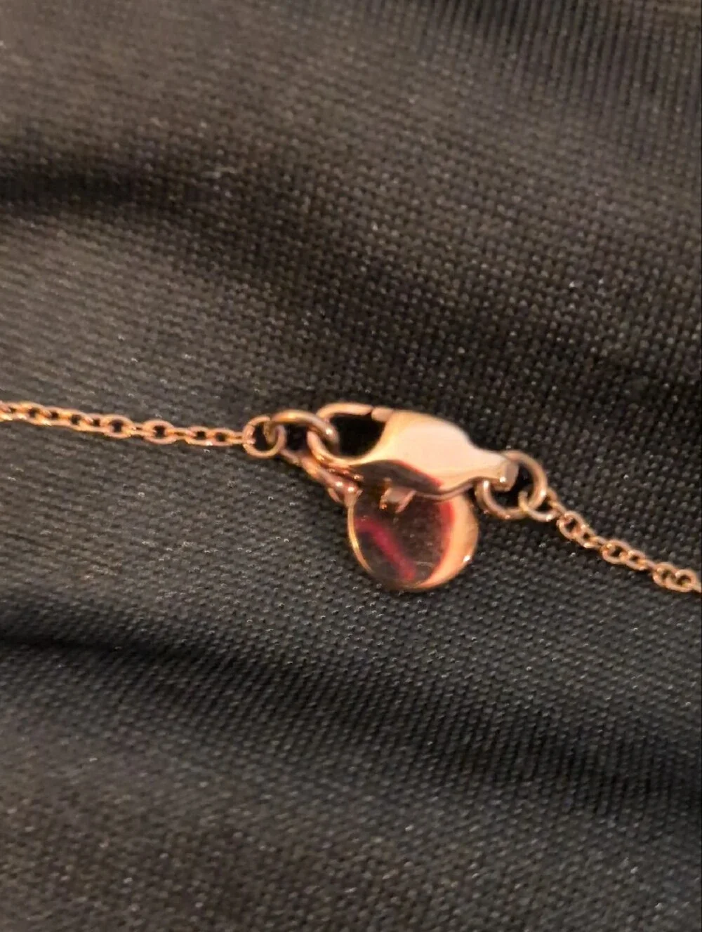 Michael Kors Rose Gold Crystal Circle Pendant Necklace - Women Jewelry